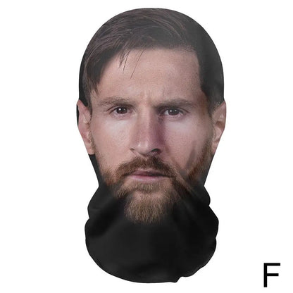 Full Face Mask Celebrity Ball-game Star Face Mask Simulation Kanye Shiesty Mesh Mask For Men Party Supplies Cosplay Props Novel