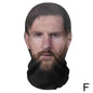 Full Face Mask Celebrity Ball-game Star Face Mask Simulation Kanye Shiesty Mesh Mask For Men Party Supplies Cosplay Props Novel