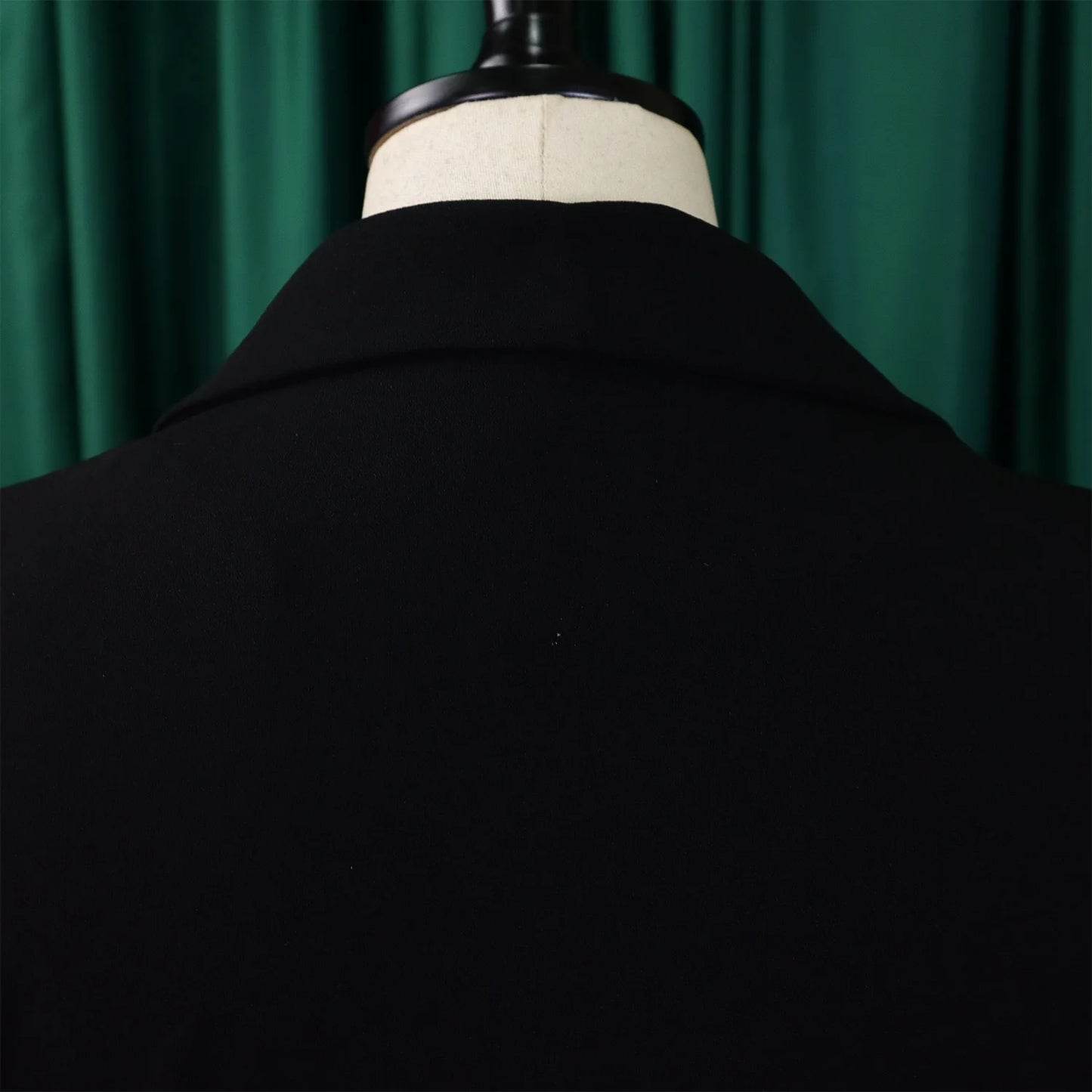 Women’s Elegant Notched Collar Dress, Long Sleeve Pleated Mid-Calf Dress with Waist Sash