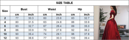 Evening Dress Red Bridal Toast Wear New V-neck Sexy Short Sleeve Long Skirt Backless Dinner Dresses Formal Dress Women Elegant