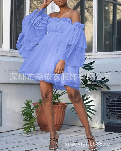 Dresses for Women 2025 Fashion Sexy Bra Style Solid Color High Waist Strap Solid Color Dress Mini Party Dress Vestidos