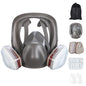 27 In 1 6800 Industrial Painting Spraying Respirator Gas Mask 15 In 1 Suit Safety Work Filter Dust Full Face Mask Replace MMM