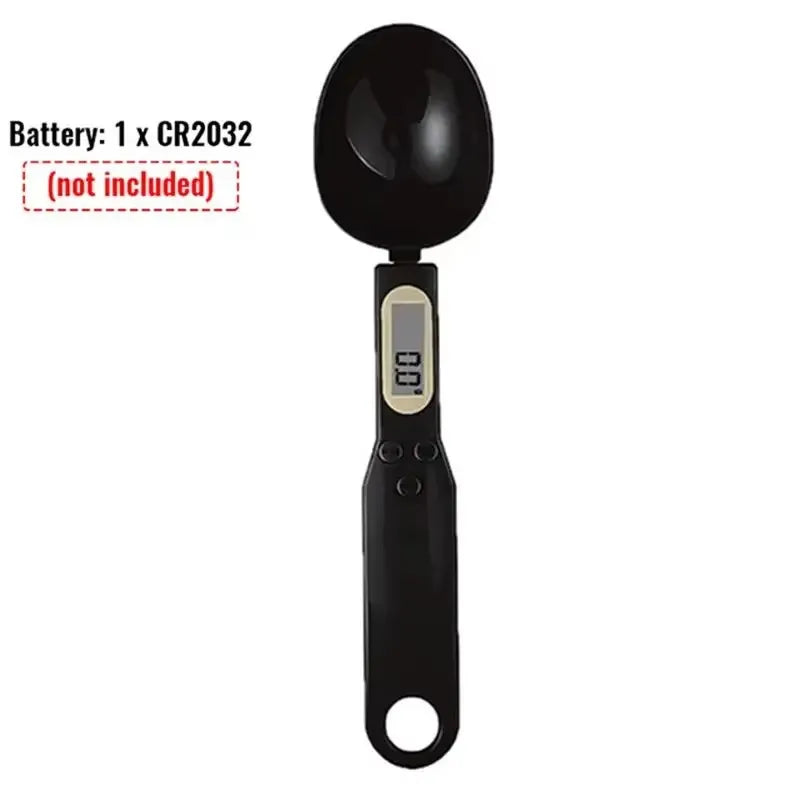 LCD Digital Measurement Adjustable Weighing Spoon Kitchen Scale Electronic Measuring Spoon Coffee Powder Scale Baking Scale