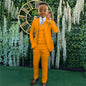 Suit Boys Wedding Tuxedo Brown Jacket Vest Pants 3 Piece Set Formal Clothes Holiday Party Blazer Kids Custom Outfit