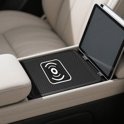 Wireless Car Charger Pad Wireless Phone Charger for Car 39 Inch Cable Automatic Sensing Non-Slip Charging Mat for Phone Vehicle