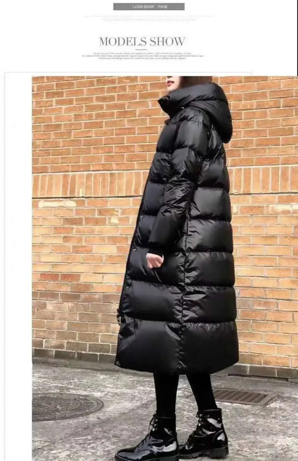 Thick Cotton Coats 2025 Winter Parka Black Jackets Women's Long Parkas Hooded Warm Winter Coats Female Black Overcoats