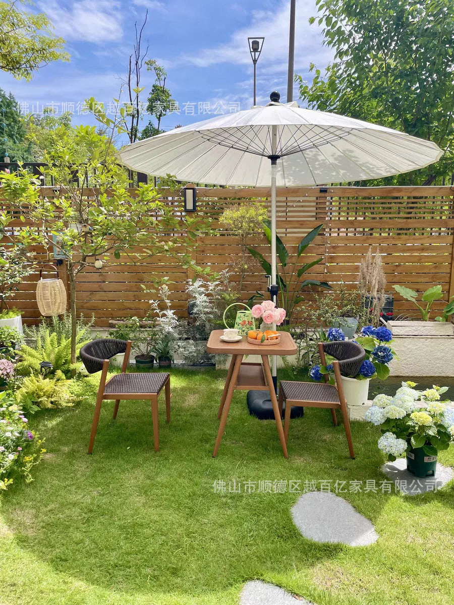 Cross-border outdoor  mid-column  outdoor sun  camping  courtyard leisure  B & B garden