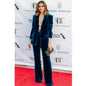 2024  Women's Suit Velvet 2-Piece Set (Jacket + Pants) Fashionable  Suit Women's Suit Elegant Slim Business