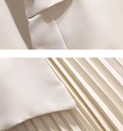 French suit dress women's 2025 autumn new high-end  thin gentle long-sleeved skirt  Regulai Fit vestido