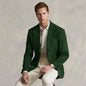 Men's Suit Jacket Suede Single Breasted Casual Elegant Man Clothes Male Set Coat for Men Blazers Luxury Designer Formal Clothing