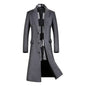 Coats for Men,Wool content 54%,A Long Jacket Below The Knee,Men's Overcoat,Men's Coat Windbreaker,Men Coats, Long Overcoat Men