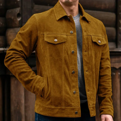 Men's Suede Jacket Suit Jackets New in Suits & Blazers for Man Mens Coat Formal Clothes Man Male Coats Blazzer Elegant Top Dress