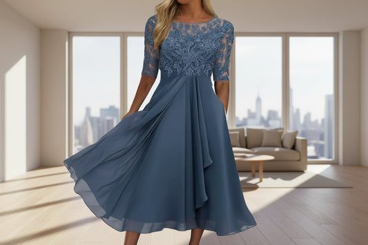 The Elegant Asymmetrical Party Dress