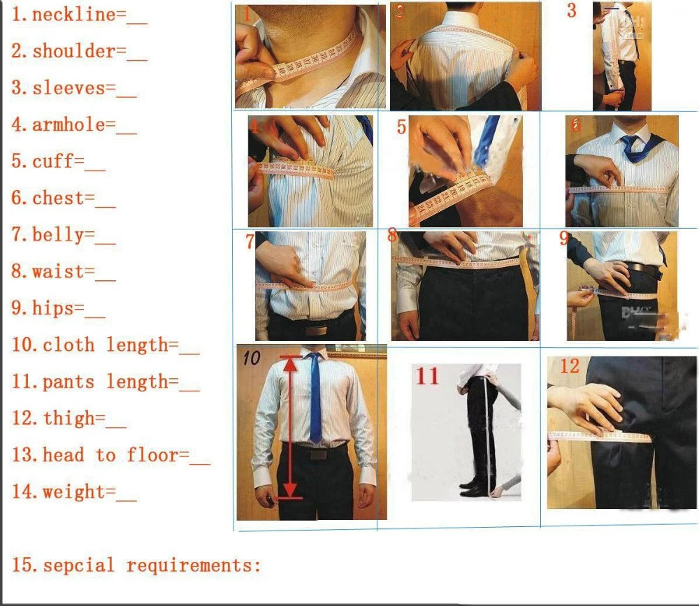 Men's Suits Solid 2 Pieces Plus Size Wedding Daily Business Formal Men Suits Tailored Silm Fit Double Breasted 6 Buttons