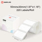 Marklife P50/S2/D100/D200 White Sticker Papers Waterproof Paper Adhesive Label Anti-Oil For Mini Portable Thermal Printer