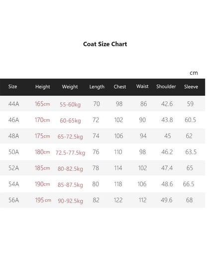 Men's Overcoat Warm Thick 100% Wool Double Breasted Navy Blue Slim Fit Luxury Business Long Coat Custom