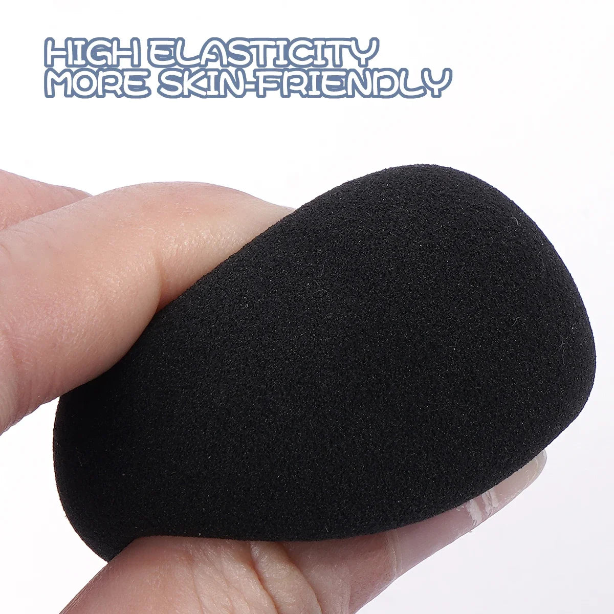 12pcs Makeup Puff Kit Blending Sponge Triangle Powder Puff Finger Air Puff For Flawless Make Up Beauty Tool Facial Tool