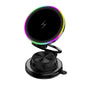 15W Vacuum Suction Magnetic Wireless Charger Car Phone Holder Mount 360 degree Rotatable Compatible with Smartphones for iPhone