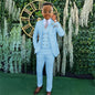 Suit Boys Wedding Tuxedo Brown Jacket Vest Pants 3 Piece Set Formal Clothes Holiday Party Blazer Kids Custom Outfit