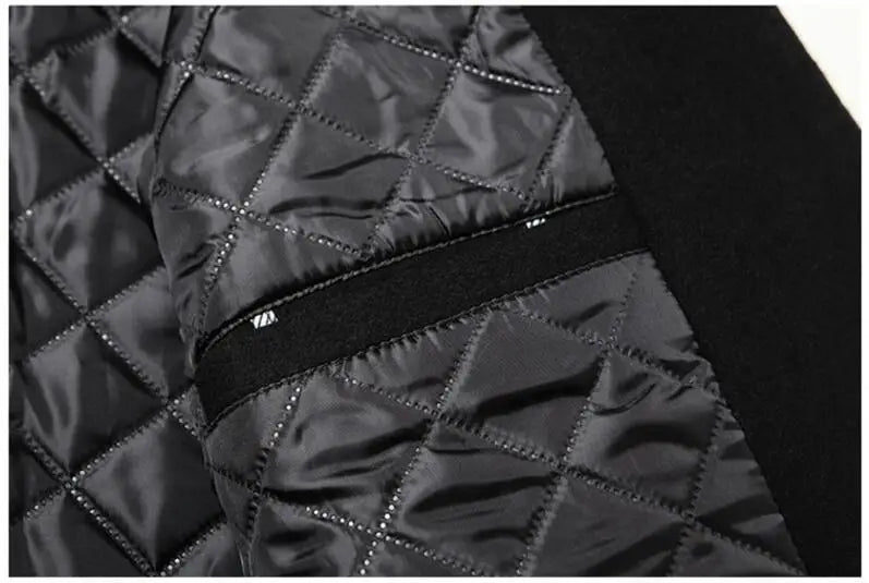 New Men Double Breasted Woolen Coats Winter Thicker Warm Cashmere Trench Coats Long Jackets Quality Male Winter Overcoats XXL