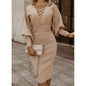 The Long-Sleeve Hollow-Waist Dress