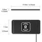Wireless Car Charger Pad Wireless Phone Charger for Car 39 Inch Cable Automatic Sensing Non-Slip Charging Mat for Phone Vehicle