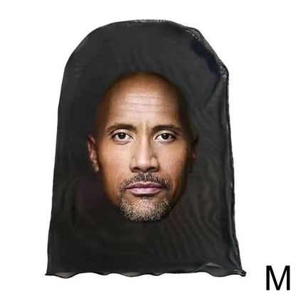 Full Face Mask Celebrity Ball-game Star Face Mask Simulation Kanye Shiesty Mesh Mask For Men Party Supplies Cosplay Props Novel