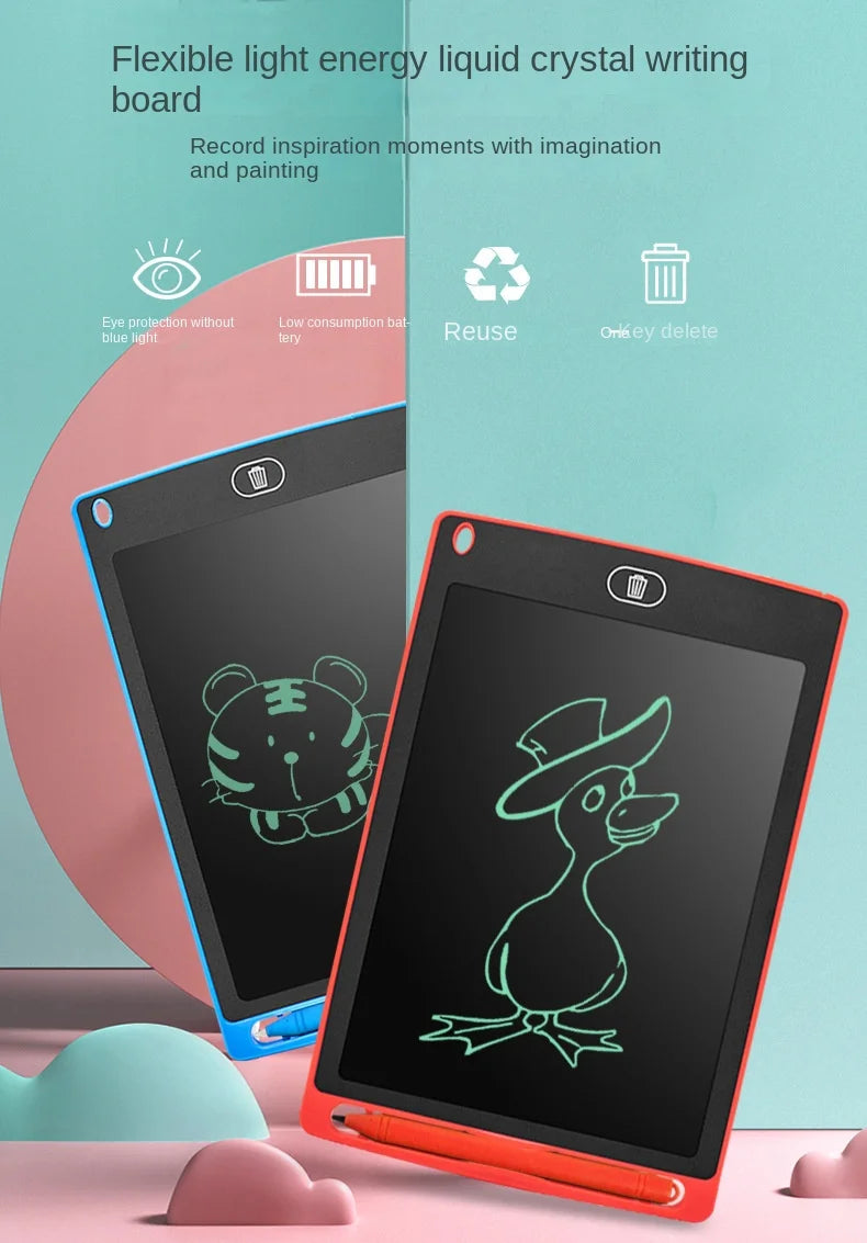 4.4/8.5/10/12 inch LCD Drawing Tablet Kids Drawing Board Doodle Electronic Writing Pad Drawing Tool Educational Toys Kids Gift