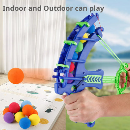 Montessori Educational Children's Outdoor Game Toy - Sport Slingshot Target Sticky Ball Dartboard Basketball Board