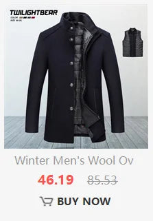 Oversized Men's Wool Overcoat 5XL High Quality Business Casual Winter Jacket Coat Men Clothing Woolen Coats A2F6009