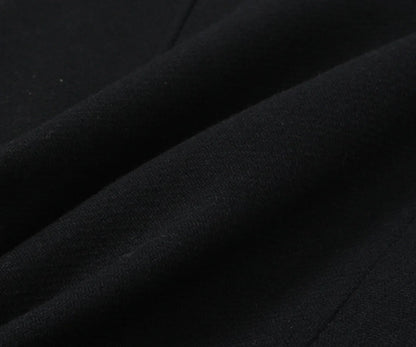 Woolen Coat Fall Fashion Black Long Coat Elegant And Pretty Women's Coats American Retro Autumn Outerwear Urban Coats