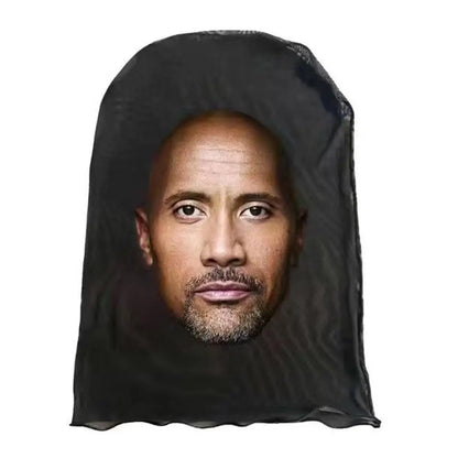 Full Face Mask Celebrity Ball-game Star Face Mask Simulation Kanye Shiesty Mesh Mask For Men Party Supplies Cosplay Props Novel