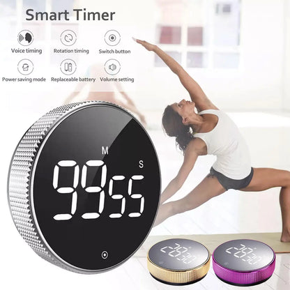 Magnetic Kitchen Timer Digital Timer Kitchen Shower Study Stopwatch LED Counter Alarm Remind Manual Electronic Countdown