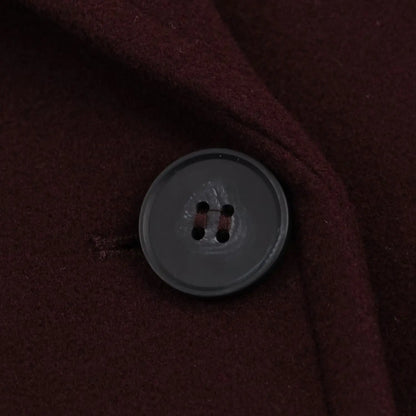 Women's Overcoat 2025 Autumn Winter New Fashion Laple Long Sleeves Double-Breasted Coat Female High Street Elegant New Coats