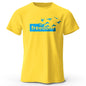 Men's The Freedom Letter Printed T-Shirt 100% Cotton Oversized Funny Graphic Tees for Men Women Summer Tops