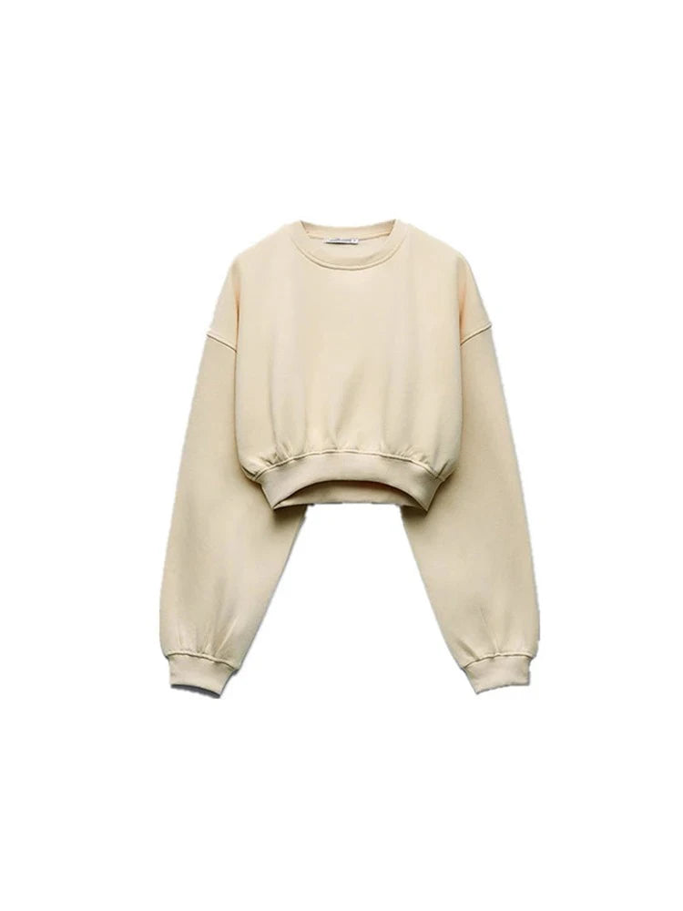 Women's Solid Color Elegant Suit Comfortable Sweatshirt Long Pants Sports Two Piece Urban Ladies Casual Commuter Suit