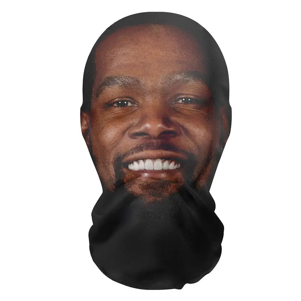 Full Face Mask Celebrity Ball-game Star Face Mask Simulation Kanye Shiesty Mesh Mask For Men Party Supplies Cosplay Props Novel