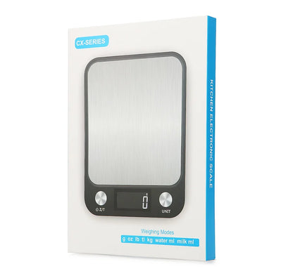 Kitchen Electronic Digital Scales 15Kg/1g Weighs Food Cooking Baking Coffee Balance Smart Stainless Steel Digital Scale Grams