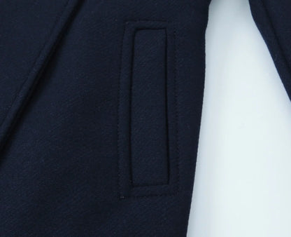 Woolen Coat Fall Fashion Black Long Coat Elegant And Pretty Women's Coats American Retro Autumn Outerwear Urban Coats