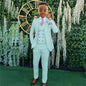 Suit Boys Wedding Tuxedo Brown Jacket Vest Pants 3 Piece Set Formal Clothes Holiday Party Blazer Kids Custom Outfit