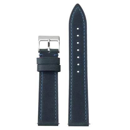 Calfskin Genuine Leather Watchbands Quick Release Watch Band for Seiko 18mm 19mm 20mm 21mm 22mm Vintage Brown Smartwatch Strap