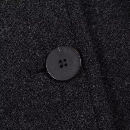 Women’s Stand Collar Long Coats 2025 Winter New Double-Breasted Woolen Coat Vintage Simple Outerwear Fashion Female Overcoat