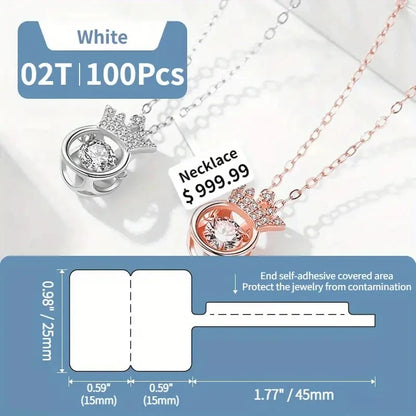 Marklife P50/S2/D100/D200 White Sticker Papers Waterproof Paper Adhesive Label Anti-Oil For Mini Portable Thermal Printer