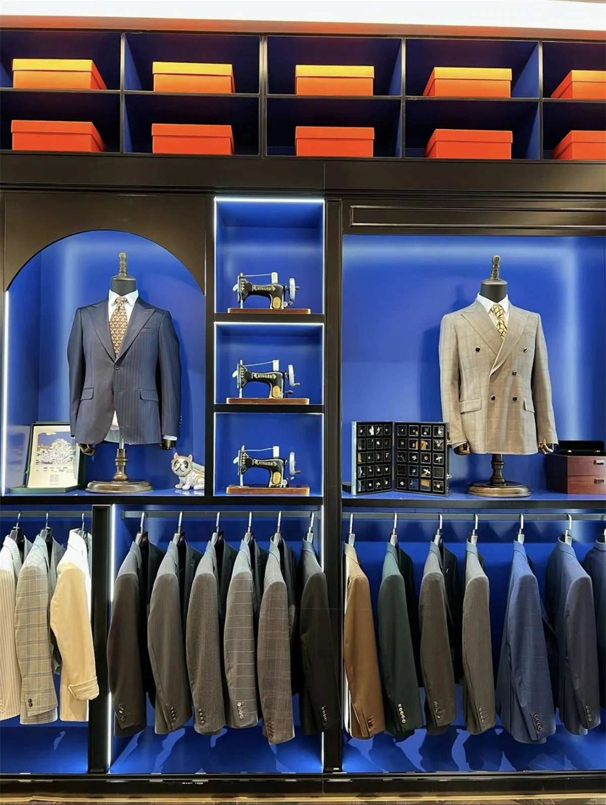 Customized British style Colorful lines Plaid Men Suits 2 Pieces Sets Slim Fit Groom Prom Tuxedos Business Male Formal Blazers