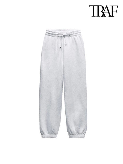 Women's Solid Color Elegant Suit Comfortable Sweatshirt Long Pants Sports Two Piece Urban Ladies Casual Commuter Suit