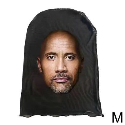 Full Face Mask Celebrity Ball-game Star Face Mask Simulation Kanye Shiesty Mesh Mask For Men Party Supplies Cosplay Props Novel
