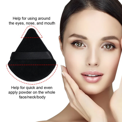 12pcs Makeup Puff Kit Blending Sponge Triangle Powder Puff Finger Air Puff For Flawless Make Up Beauty Tool Facial Tool