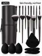 Black Makeup Brush Set Professional Super soft detail brush Blush Brush Foundation Concealer Eyeshadow Brush Women Beauty Tool