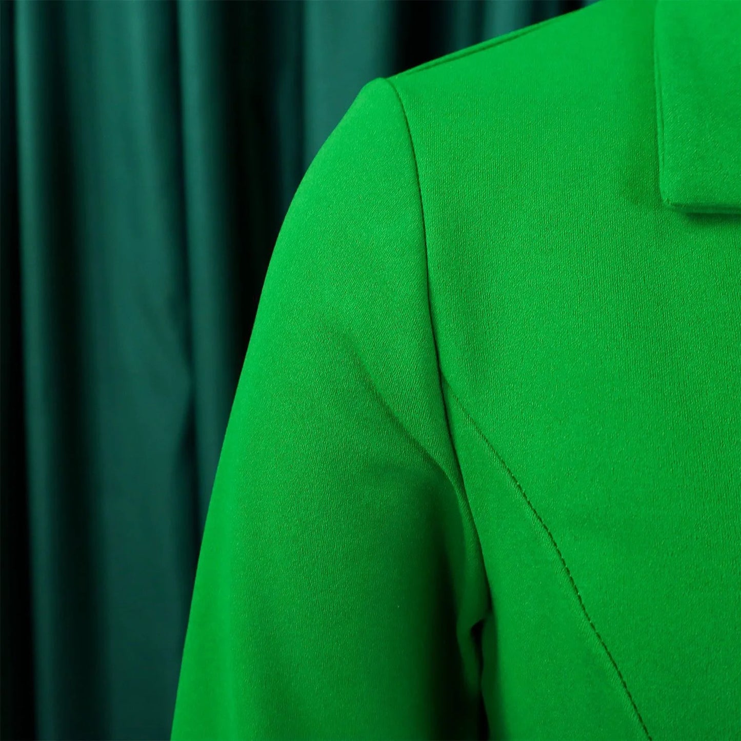 Women’s Elegant Notched Collar Dress, Long Sleeve Pleated Mid-Calf Dress with Waist Sash