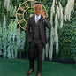 Suit Boys Wedding Tuxedo Brown Jacket Vest Pants 3 Piece Set Formal Clothes Holiday Party Blazer Kids Custom Outfit